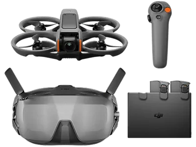 Dron DJI Avata 2 Fly Smart Combo (Trzy akumulatory) Czarny