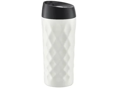 Kubek termiczny AMBITION Diamond ze stali nierdzewnej 400ml Kremowy