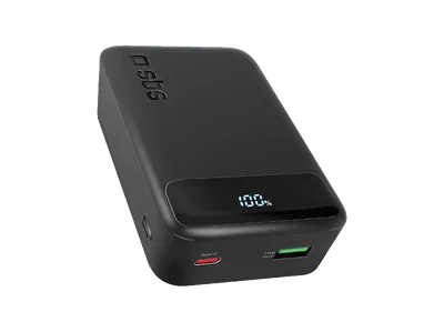 Powerbank SBS 20000mAh 20W LCD Czarny