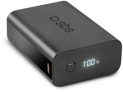 Powerbank SBS 20000mAh Czarny TEBB20000LCDEVOPD20K