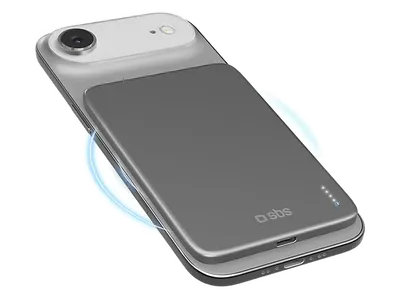 Powerbank SBS magnetyczny 5000 mAh 15W MagSafe Szary