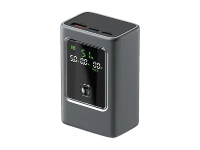 Powerbank SBS 10000mAh LCD 35W PD Szary