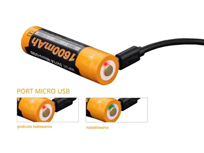 Akumulator Fenix USB ARB-L14U (14500 1600 mAh 1,5 V) (ARB-L14U-1600) - widok 3