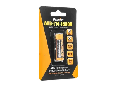 Akumulator Fenix USB ARB-L14U (14500 1600 mAh 1,5 V) (ARB-L14U-1600) - widok 6