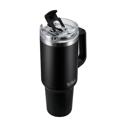 Kubek Termiczny Tumbler WINK XL BLACK 1200 ml. - widok 2