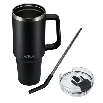 Kubek Termiczny Tumbler WINK XL BLACK 1200 ml. - widok 4