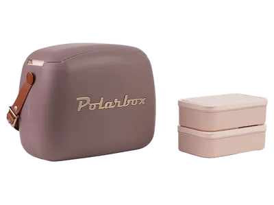 Torba termiczna POLARBOX Lunch Mauve Gold 9347 6l Beżowy