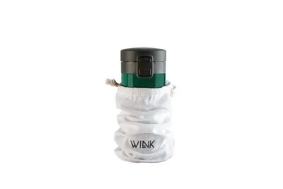 Kubek Termiczny WINK Dark Green 370 ml. - widok 2