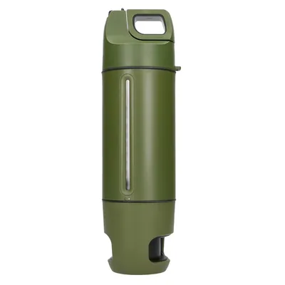 Butelka z systemem filtrującym Purisoo+ zielona z pompką, 400ml, filtr UF + ACF - widok 4