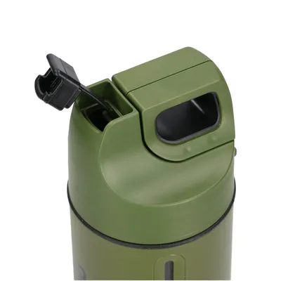 Butelka z systemem filtrującym Purisoo+ zielona z pompką, 400ml, filtr UF + ACF - widok 8