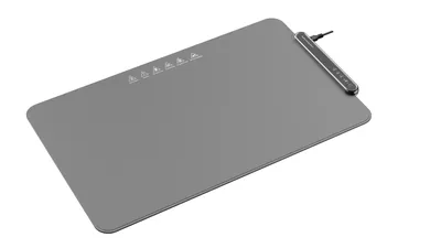 Mata grzewcza turystyczna elektryczna Extralink szara, 63x38 cm, 400W - widok 2