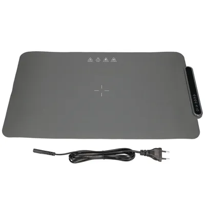 Mata grzewcza turystyczna elektryczna Extralink szara, 63x38 cm, 400W - widok 7