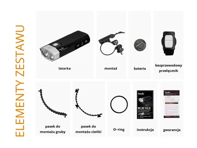 Latarka rowerowa Fenix BC30 V2.0  (BC30 V2.0) - widok 6