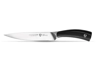 Nóż uniwersalny ZWIEGER Obsydian Uniwersalny 13 cm Czarno-srebrny