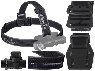 Paski do latarki czołowej Fenix AFH-02 czarne (AFH-02) - widok 2