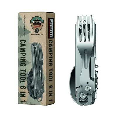 Niezbędnik turystyczny Fosco Camping Tool 6W1 - widok 4