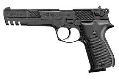 Pistolet wiatrówka WALTHER CP88 8-strzał. CO2 4,5 mm Diabolo Kompensator (416.00.05)