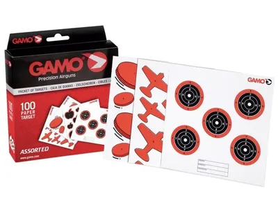 Tarcze papierowe Gamo - różne rodzaje 14x14 - 100 sztuk