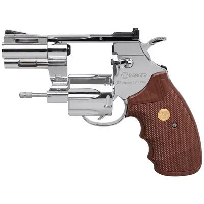 Rewolwer wiatrówka RANGER Python 357 Magnum 2,5" chrom KWC kal. 4,5 BBs 6-strz. FULL METAL CO2 (AAKCMD661BZB) - widok 8