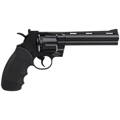 Rewolwer wiatrówka RANGER Python 357 Magnum 6" Black KWC kal. 4,5 BBs 6-strz. FULL METAL CO2 (AAKCMD681AZB) - widok 3