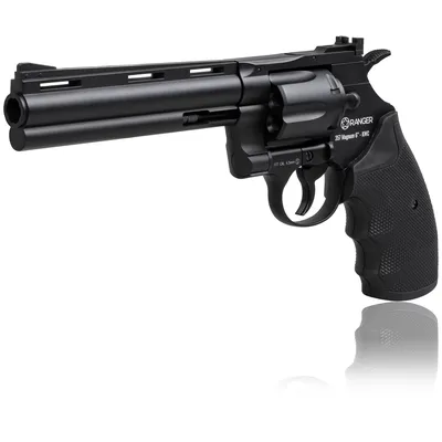 Rewolwer wiatrówka RANGER Python 357 Magnum 6" Black KWC kal. 4,5 BBs 6-strz. FULL METAL CO2 (AAKCMD681AZB)