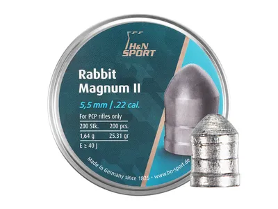 Śrut 5,5 mm Diabolo H&N Rabbit Magnum II 200 półokrągły (92255500003)