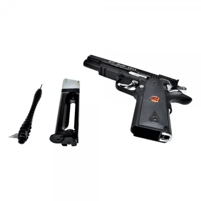 Pistolet wiatrówka BRUNI 816 US Combat kal. 4,5 mm BB, 20-strzałowy CO-2, do 17J - widok 3