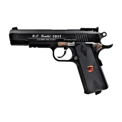 Pistolet wiatrówka BRUNI 816 US Combat kal. 4,5 mm BB, 20-strzałowy CO-2, do 17J