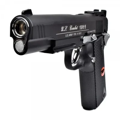 Pistolet wiatrówka BRUNI 816 US Combat kal. 4,5 mm BB, 20-strzałowy CO-2, do 17J - widok 5
