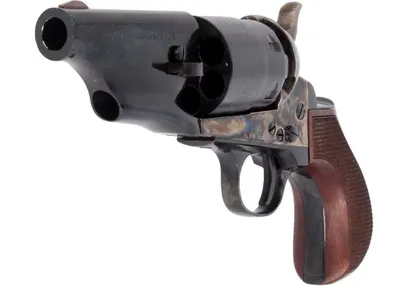 Rewolwer czarnoprochowy Pietta Colt Pocket Police Snubnose k.44 l.3" 1862 ( CPPSNB44MTLC ) - widok 2