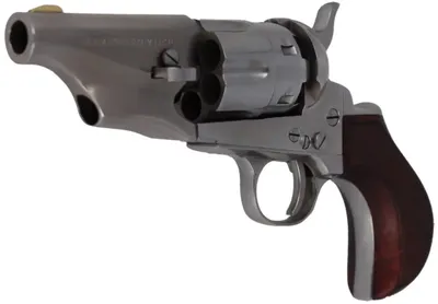 Rewolwer czarnoprochowy Pietta Colt Pocket Police Snubnose k.44 l.3" 1862 ( CPPSNBOS44MTLC ) - widok 3