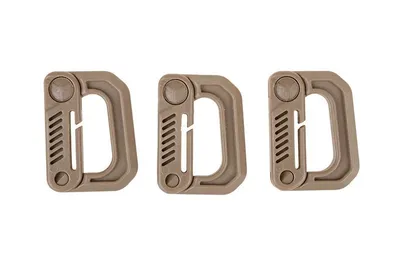 Zestaw 3 klamer typu Grmlock - tan (FMA-31-008562)