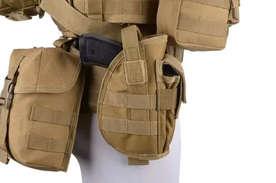 Kabura uniwersalna z ładownicą na magazynek - tan (GFT-29-007446) GFC TACTICAL - widok 6
