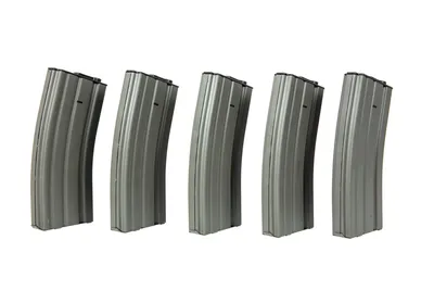 Zestaw 5 magazynków Mid-Cap na 120 kulek do replik M4/M16 - szary (SPE-05-025505) SPECNA ARMS - widok 6