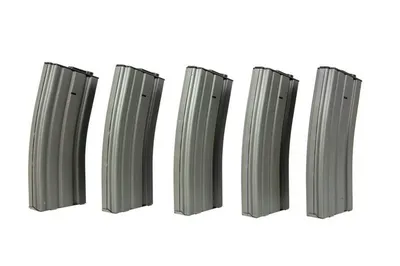 Zestaw 5 magazynków Mid-Cap na 120 kulek do replik M4/M16 - szary (SPE-05-025505) SPECNA ARMS - widok 2