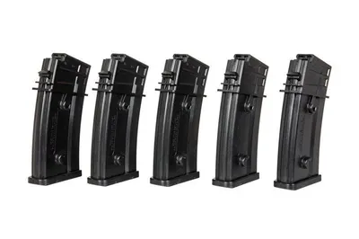Zestaw 5 magazynków ASG Mid-Cap na 120 kulek do replik G36 (SPE-05-025711) SPECNA ARMS - widok 2