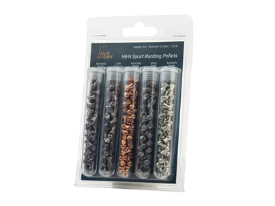 Śrut 5,5 mm Diabolo H&N Tester Hunting 155 szt. mieszany (99995500010) HAENDLER & NATERMANN - widok 3