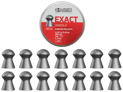 Śrut 4,5 mm Diabolo JSB Exact 500 szt. półokragły (546235-500) - widok 2