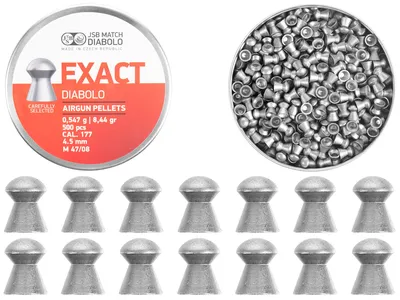 Śrut 4,53 mm Diabolo JSB Exact  500 szt. półokrągły (546239-500) - widok 2