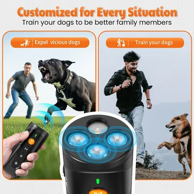 Odstraszacz ultradźwiękowy na psy 4w1 - KOLTER Dogchaser K-65 Anti Dog z latarką - widok 4