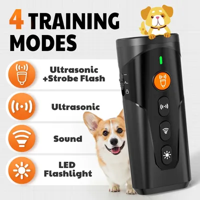 Odstraszacz ultradźwiękowy na psy 4w1 - KOLTER Dogchaser K-65 Anti Dog z latarką - widok 7