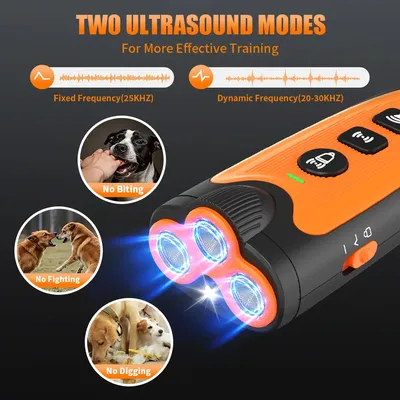 Odstraszacz ultradźwiękowy na psy 4w1 - KOLTER Dogchaser K-68 Anti Dog + led - widok 7