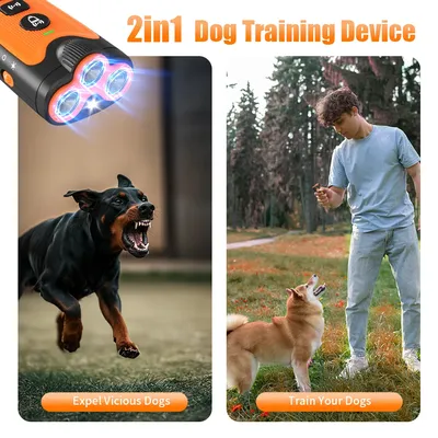 Odstraszacz ultradźwiękowy na psy 4w1 - KOLTER Dogchaser K-68 Anti Dog + led - widok 6