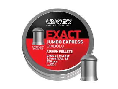 Śrut 5,52 mm Diabolo JSB Exact Jumbo Express  250 szt. półokrągły (546277-250)
