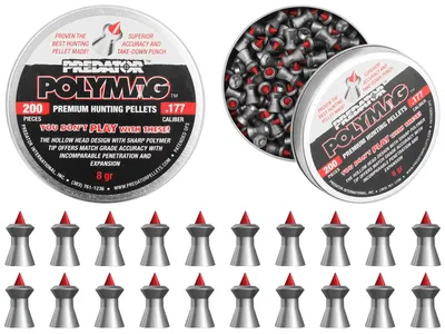 Śrut 4,5 mm Diabolo JSB Polymag Predator 200 szt. szpiczasty (1001-01-200)