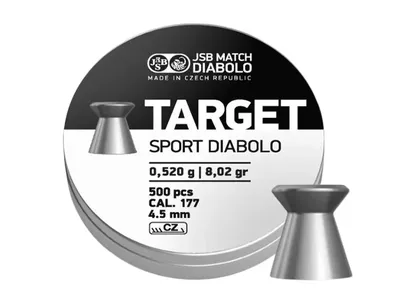 Śrut 4,5 mm Diabolo JSB Target Sport 500 szt. płaski (001145-500)