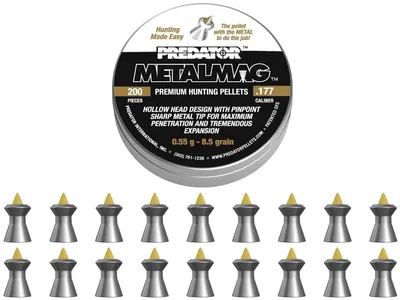 Śrut 4,5 mm Diabolo JSB Metalmag 200 szt. szpiczasty (2001-01-200/4,5) - widok 2