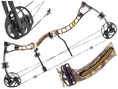 Łuk bloczkowy Poe Lang Ek AXIS 2.5 CNC 30-70lb 32" kamuflaż (CO-039FP) - widok 2