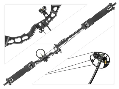 Łuk bloczkowy Poe Lang Ek Predator III 35,5" czarny 45-70 LBS (CO-032BS) - widok 2
