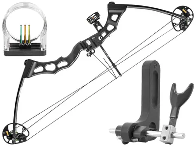 Łuk bloczkowy Poe Lang Ek Predator III 35,5" czarny 45-70 LBS (CO-032BS) - widok 3
